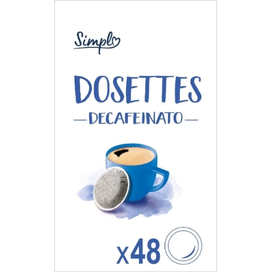 Café Dosettes Décaféiné Compatible Senseo SIMPL