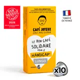 Capsules 100% Arabica Lungo Intensité 6 Compatibles Nespresso CAFE JOYEUX