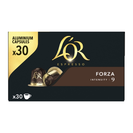 Café Capsules Forza Intensité 9 Compatibles Nespresso® L'OR