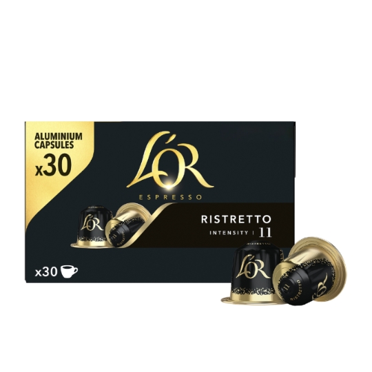 Café Capsules Ristretto Intensité 11 Compatibles Nespresso® L'OR