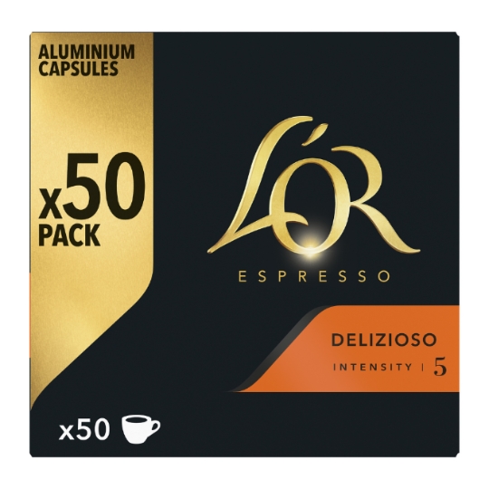 Café Capsules Delizioso Intensité 5 Compatibles Nespresso® L'OR