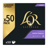 Café Capsules Lungo Profondo Intensité 8 Compatibles Nespresso® L'OR