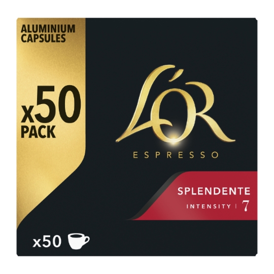 Café Capsules Splendente Intensité 7 Compatibles Nespresso® L'OR