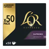 Café Capsules Supremo Intensité 10 Compatibles Nespresso® L'OR