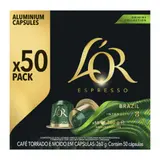 Café capsules Espresso Brazil Alumiuim Capsules L'OR