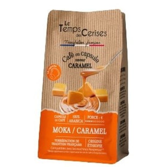 Café Capsules Caramel Intensité 4 Compatible Nespresso LE TEMPS DES CERISES