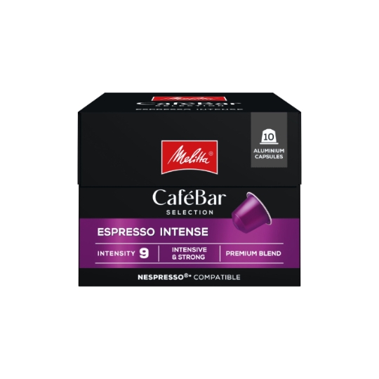 Café Capsules Expresso Intense Intensité 9 Compatible Nespresso MELITTA