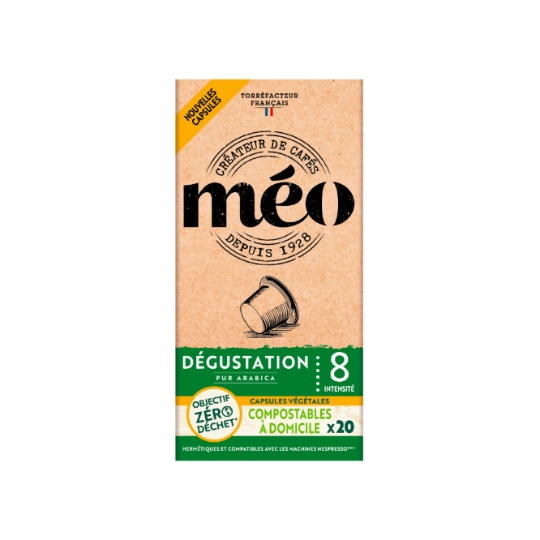 Café Capsules Intensité 8 Compatible Nespresso MEO