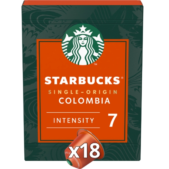 Café Capsules Colombia Intensité 7 Compatible Nespresso STARBUCKS