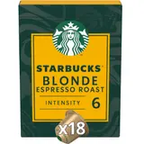 Café Capsules Blonde Espresso Roast Intensité 6 Compatible Nespresso STARBUCKS