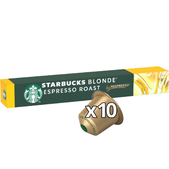 Café Capsules Blonde Espresso Roast Intensité 6 Compatible Nespresso STARBUCKS