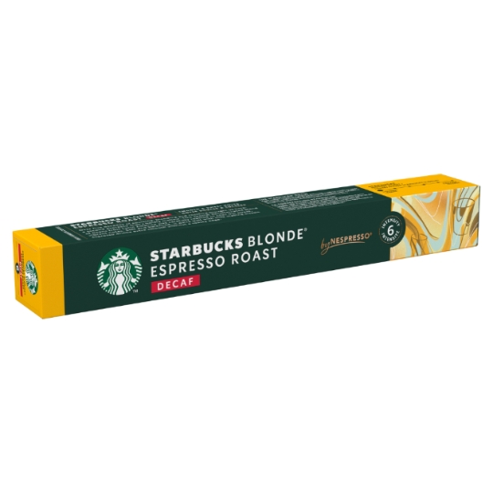 Café Capsules Blonde Espresso Décaféiné Intensité 6 Compatible Nespresso STARBUCKS