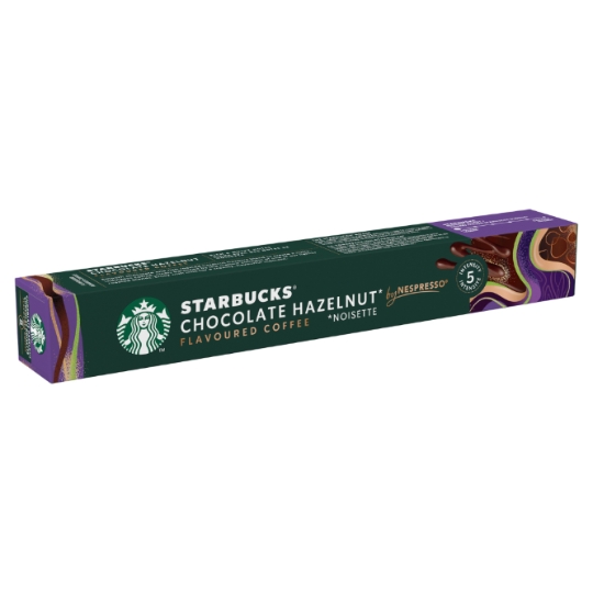 Café Capsules Saveur Chocolat Noisette Intensité 5 Compatible Nespresso STARBUCKS