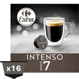 Café Capsules Intense Intensité 7 Compatible Dolce Gusto CARREFOUR EXTRA