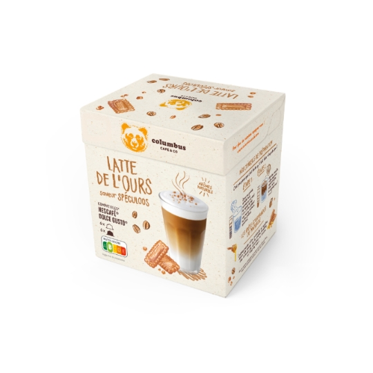Café Capsules Latte Speculoos Compatible Dolce Gusto COLUMBUS