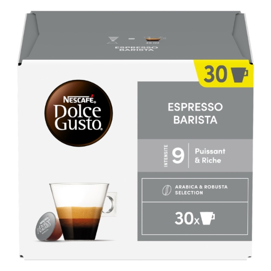 Capsules de Café Dolce Gusto Espresso Barista Intensité 9 NESCAFE