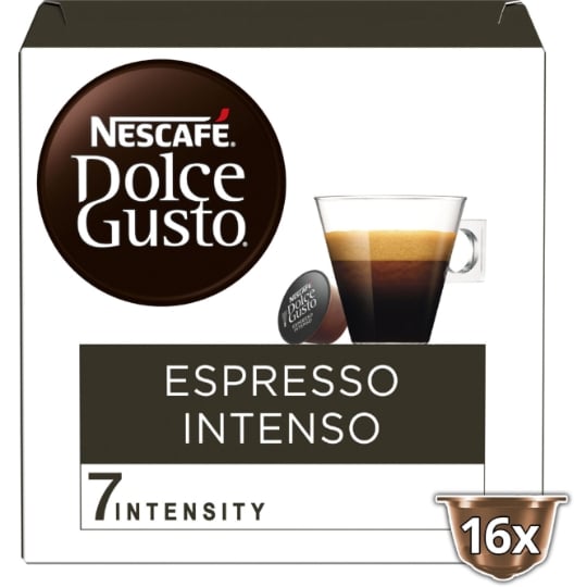 Café Capsules Espresso Intenso Intensité 7 Compatible Dolce Gusto NESCAFE DOLCE GUSTO