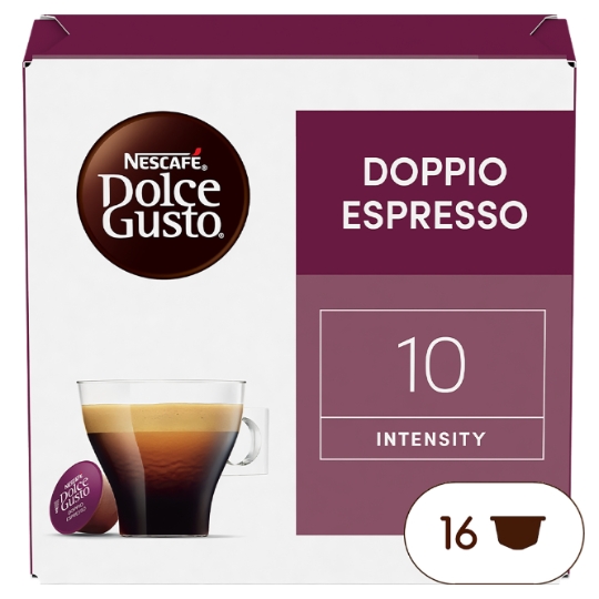Café Capsules Double Espresso Intensité 10 Compatible Dolce Gusto NESCAFE DOLCE GUSTO