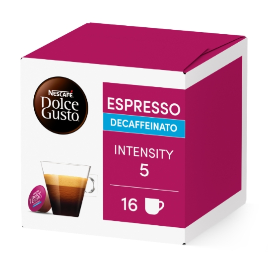 Café Capsules Espresso Décaféiné Intensité 5 Compatible Dolce Gusto NESCAFE DOLCE GUSTO