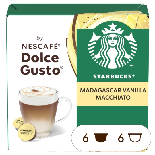 Café Capsules Vanille Macchiato Compatible Dolce Gusto STARBUCKS