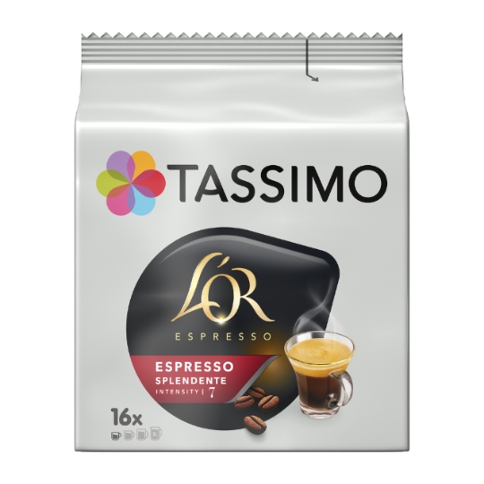 Café Dosettes Espresso Splendente Compatible Tassimo TASSIMO