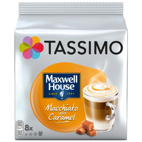 Café Dosettes Caramel Maxwell House Compatible Tassimo TASSIMO