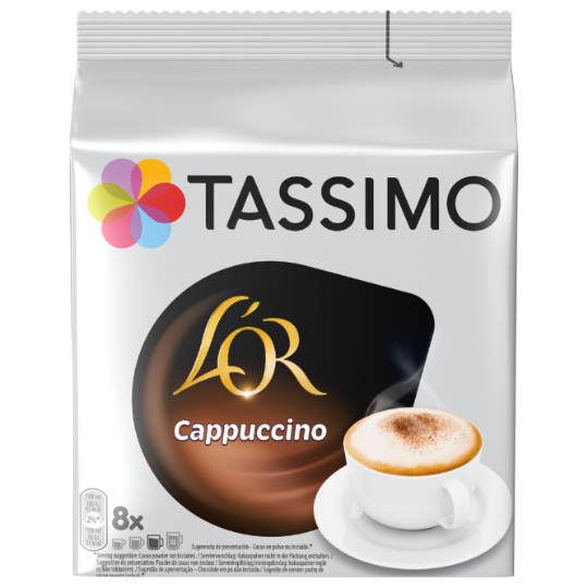 Café Dosettes Cappuccino L'Or Compatible Tassimo TASSIMO