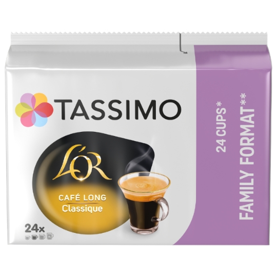 Café Dosettes Café Long Classique L'Or Compatible Tassimo TASSIMO