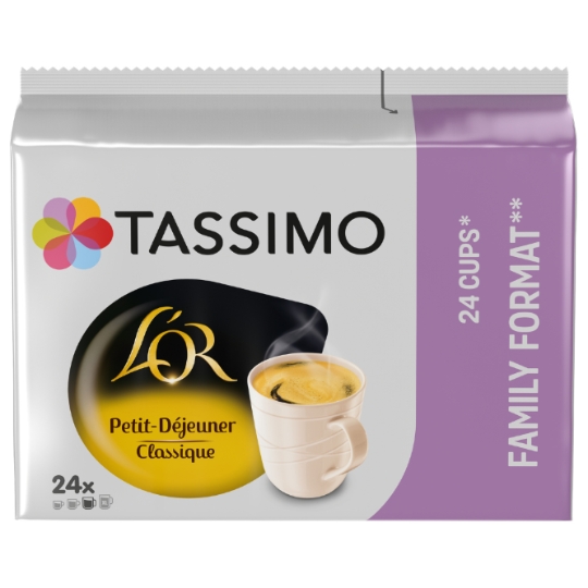 Café Dosettes Petit Déjeuner Classique L'Or Compatible Tassimo TASSIMO