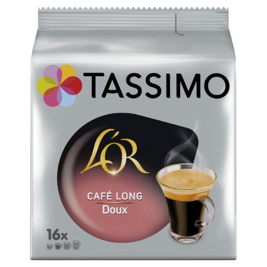 Café Dosettes Café Long Doux L'Or Compatible Tassimo TASSIMO