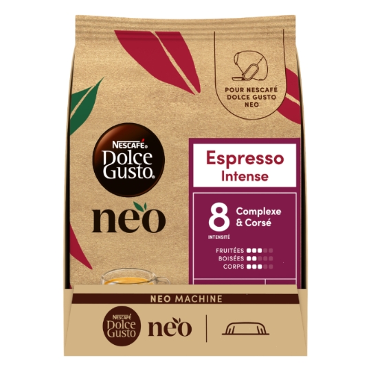 Café Capsules Espresso Intense Intensité 8 Compatible Dolce Gusto Neo NESCAFE DOLCE GUSTO NEO