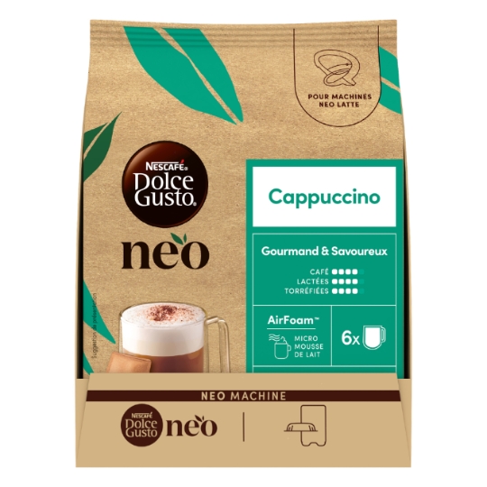 Café Capsules Cappuccino Compatible Dolce Gusto Neo NESCAFE DOLCE GUSTO NEO