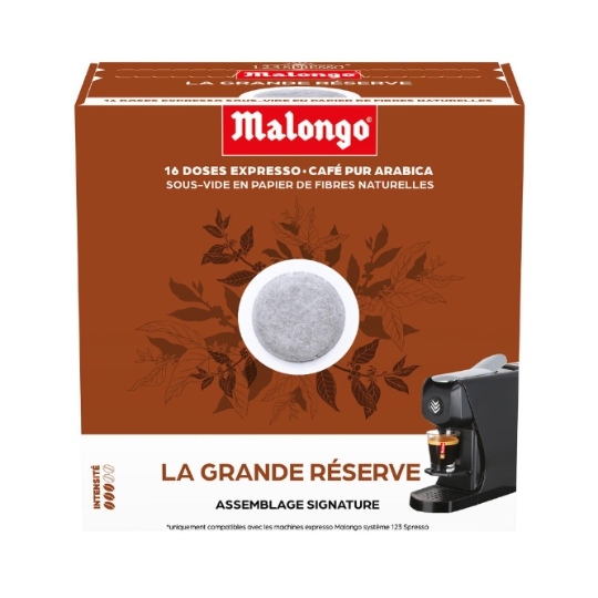 Café Dosettes 100% Arabica Compatible Malongo MALONGO