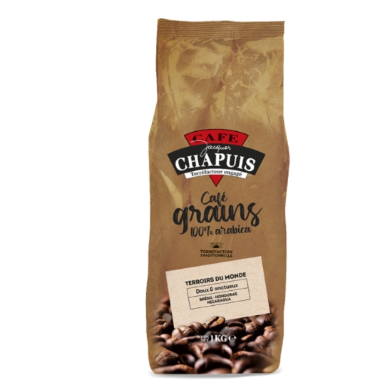 Café en Grains 100% Arabica CAFES CHAPUIS