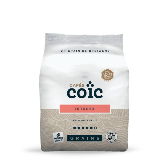 Café en Grains 100% Arabica Intense Puissant Épicé CAFES COIC