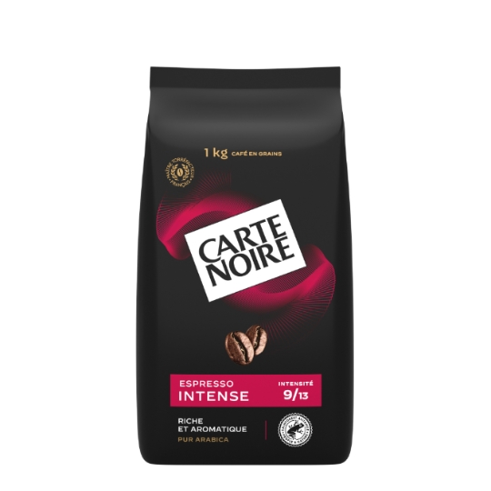 Café en Grains Espresso 100% Arabica Intensité 10 CARTE NOIRE