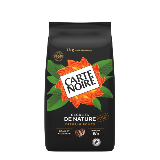Café en Grains Secrets de Nature Catuai Romex Intensité 7 CARTE NOIRE