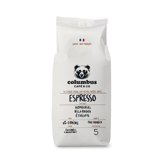 Café en Grains Arabica Intensité 5 COLUMBUS