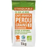 Café En Grains Pur Arabica Pérou Bio ETHIQUABLE
