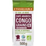 Café En Grains Pur Arabica Congo Bio ETHIQUABLE