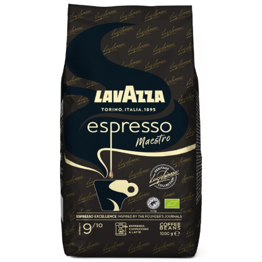 Café en Grains Maestro Intensité 9 Bio LAVAZZA