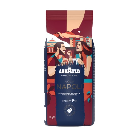 Café en Grains Tales of Napoli Intensité 9/10 LAVAZZA