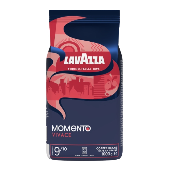 Café en Grains Momento Vivace Intensité 9/10 LAVAZZA