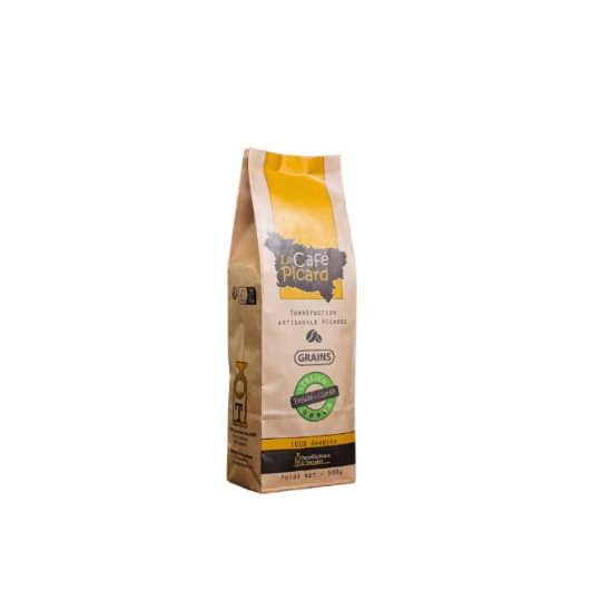 Café en Grains Italien Dense et Corsé LE CAFE PICARD