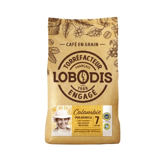 Café en Grains Pur Arabica Intensité 7 Équilibre IGP LOBODIS