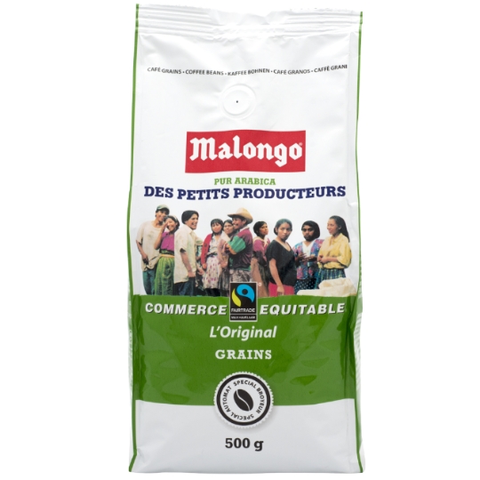 Café en Grains 100% Arabica Commerce Équitable MALONGO