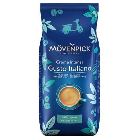 Café en Grains Crema Intensa Gusto Italiano Intense Intensité 5 MOVENPICK