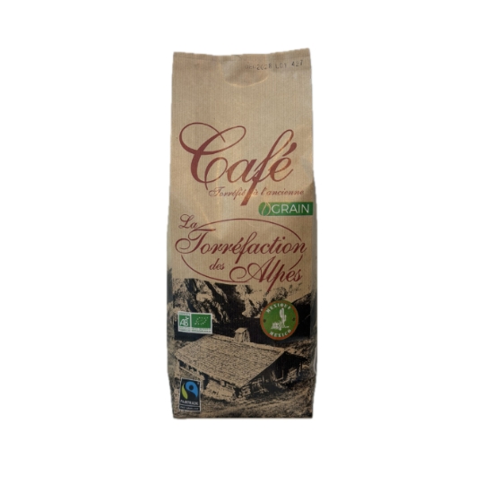 Café en Grains Mexique Bio Torréfié à l'Ancienne TORREFACTION DES ALPES