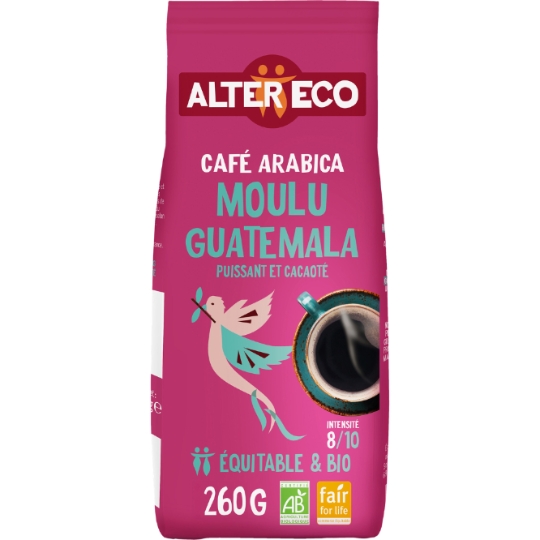 Café Moulu bio Guatemala Pur arabica  ALTER ECO