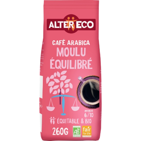 Café Moulu bio Équilibré  ALTER ECO